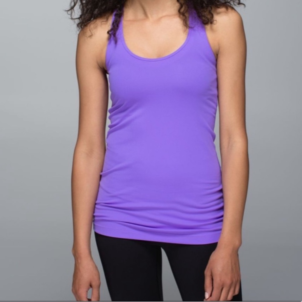 Lululemon Cool Racerback CRB Tank Power Purple EUC